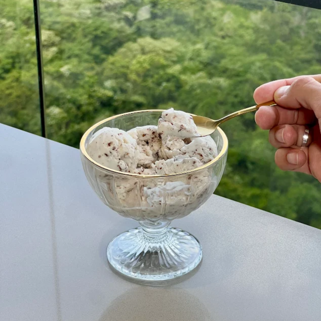 Taça Sobremesa Cristalle com sorvete