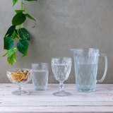 Taça Para Água De Vidro Transparente Diamond - 325ml