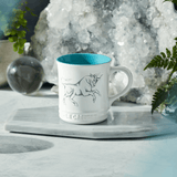 Caneca Seattle Zodíaco Touro Branca 400ml Le Creuset