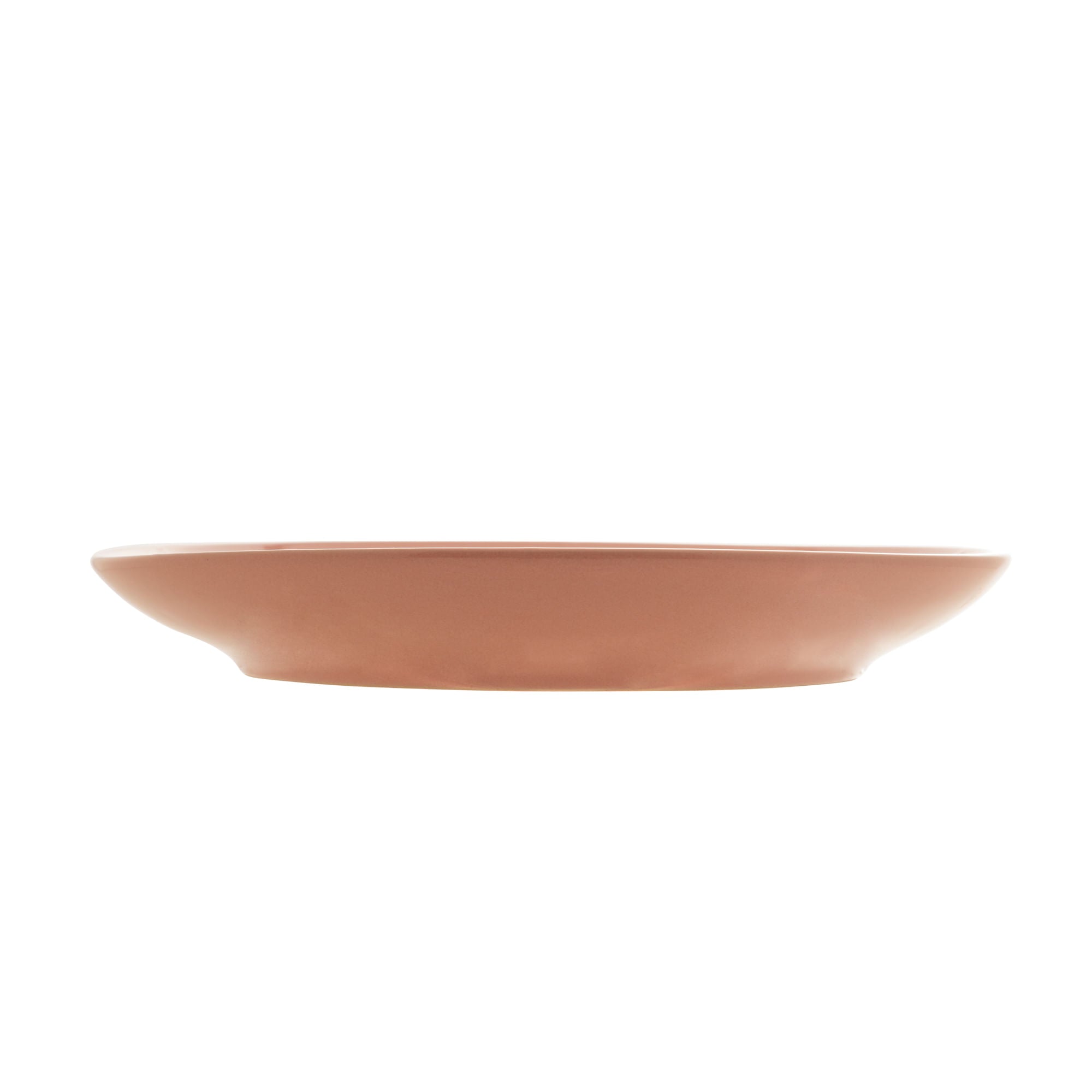 Prato em Cerâmica Coração Rosa 20,5cm