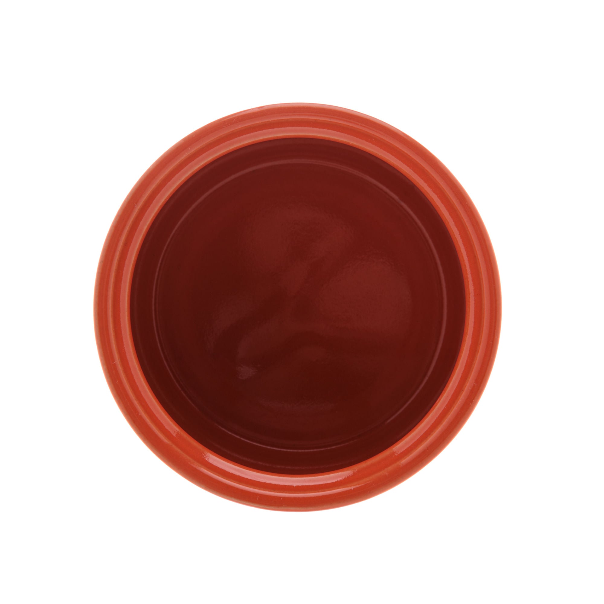 Açucareiro de Cerâmica Retrô Laranja 10cm - Ela Decora