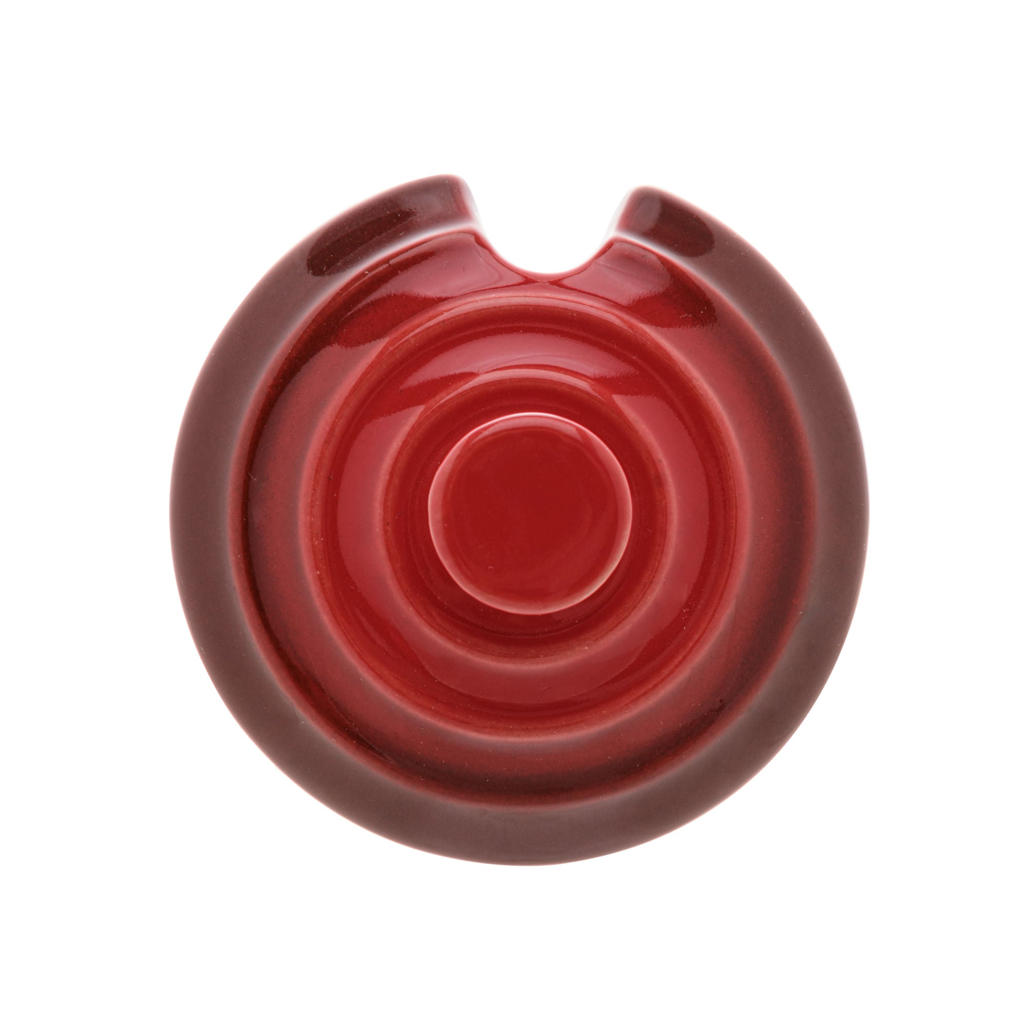 Açucareiro de Cerâmica Retrô Vermelho 10cm - Ela Decora