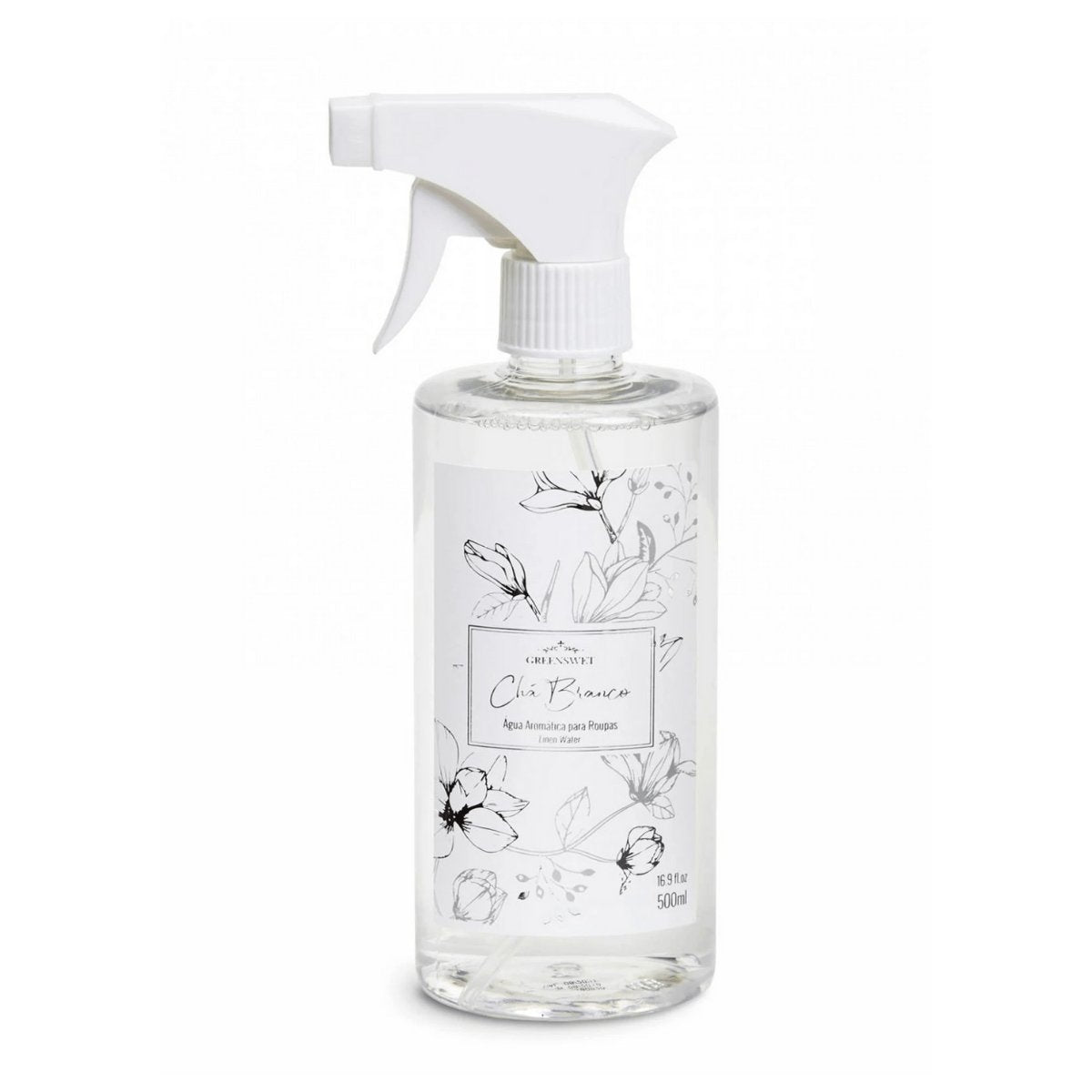 Água Aromática Chá Branco Greens Wet - 500 ml - Ela Decora