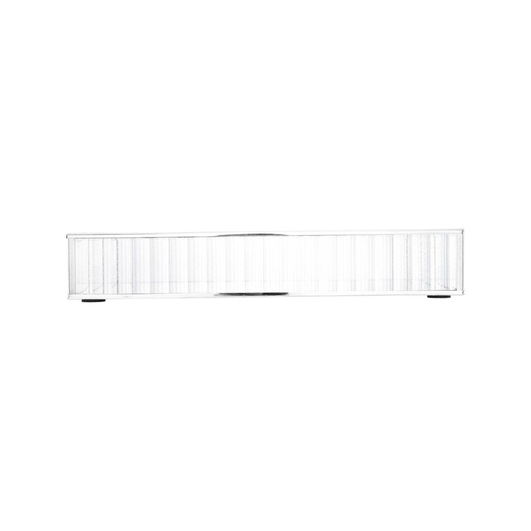 Bandeja de Metal Espelhada Cromada 25cm - Ela Decora