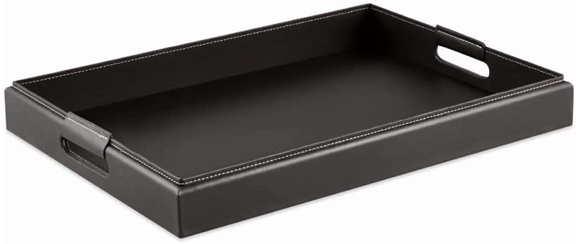 Bandeja de Poliuretano Preto 45cm - Ela Decora