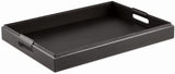 Bandeja de Poliuretano Preto 45cm - Ela Decora