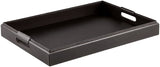 Bandeja de Poliuretano Preto 60cm x 42,5cm - Ela Decora