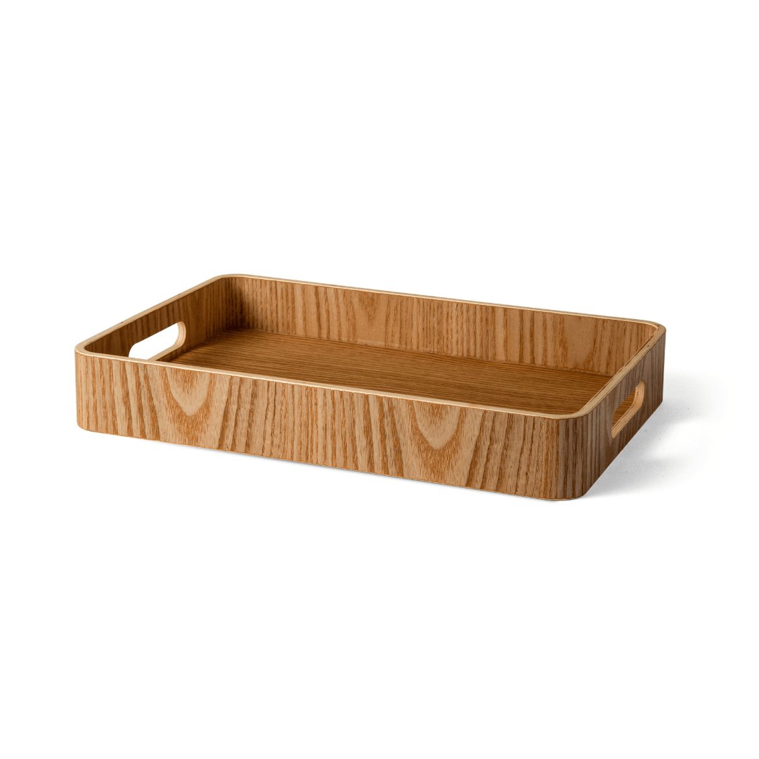 Bandeja Decorativa em Madeira 33cm - Ela Decora
