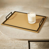 Bandeja Decorativa em MDF com Revestimento em PU 17cm - Ela Decora