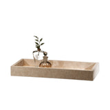 Bandeja Decorativa Retangular de Madeira Louisiana 38cm - Ela Decora
