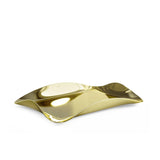 Bandeja Decorativa Wave Dourada - Ela Decora