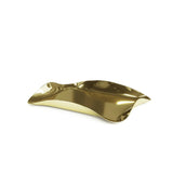 Bandeja Decorativa Wave Dourada - Ela Decora