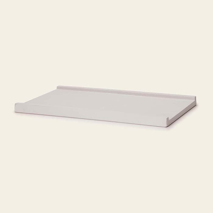 Bandeja em Cimento Branco 26 cm x 15 cm x 2 cm - Ela Decora