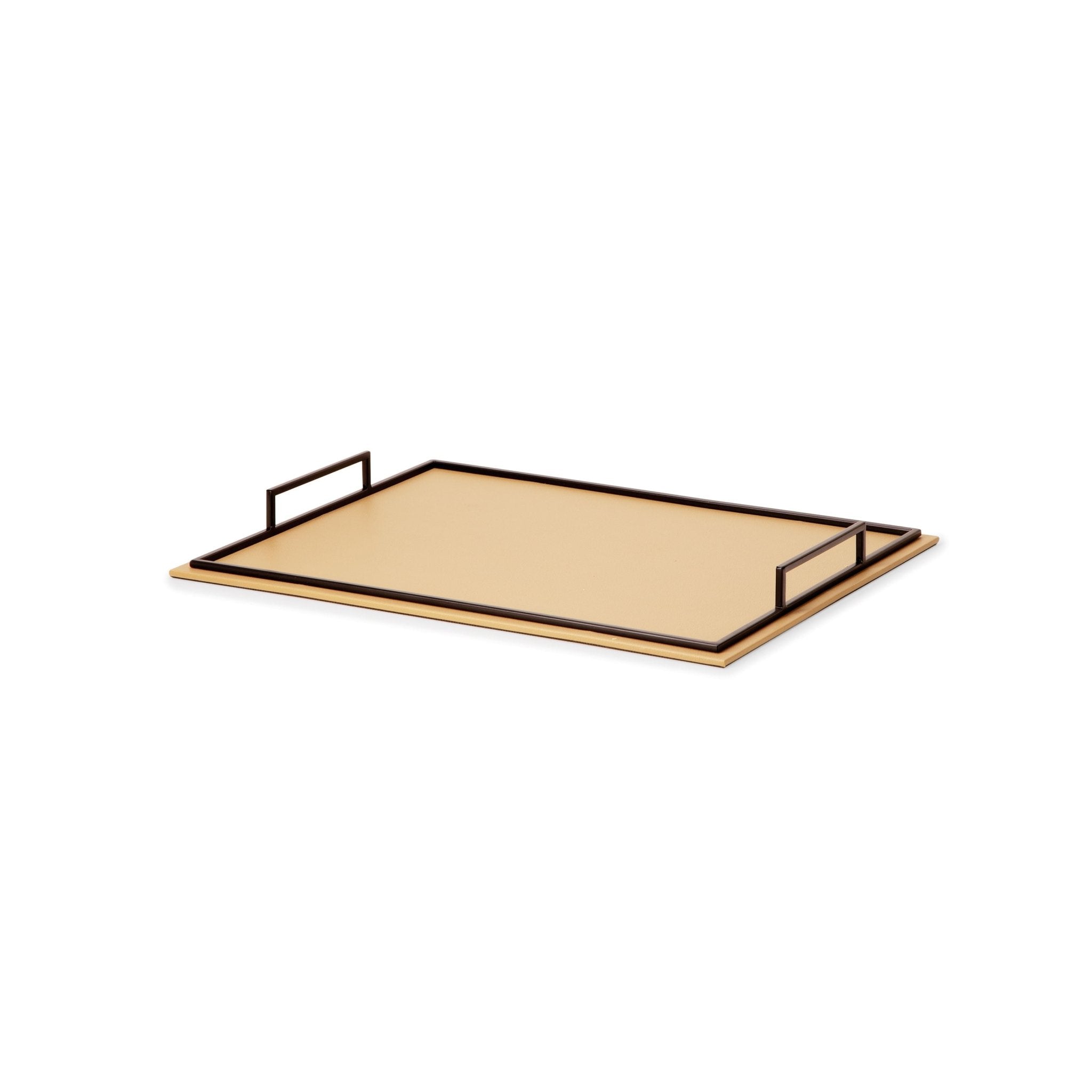 Bandeja em MDF com Revestimento em PU com Alças 46,5cm Mart - Ela Decora