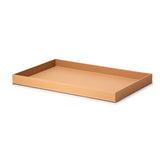 Bandeja em MDF com Revestimento em PU Marrom 49cm Mart - Ela Decora