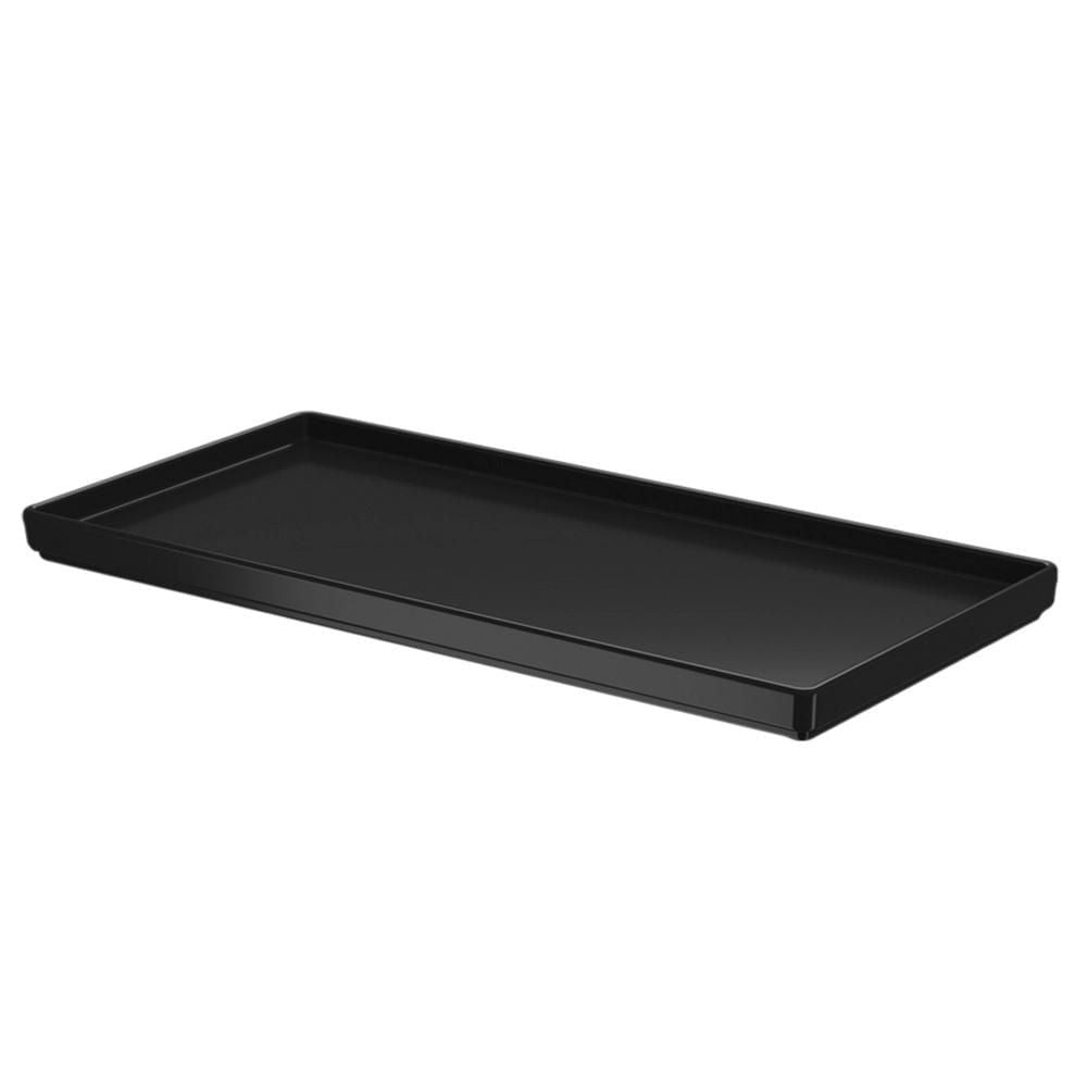 Bandeja Multiuso Polipropileno Preta 27cm - Ela Decora