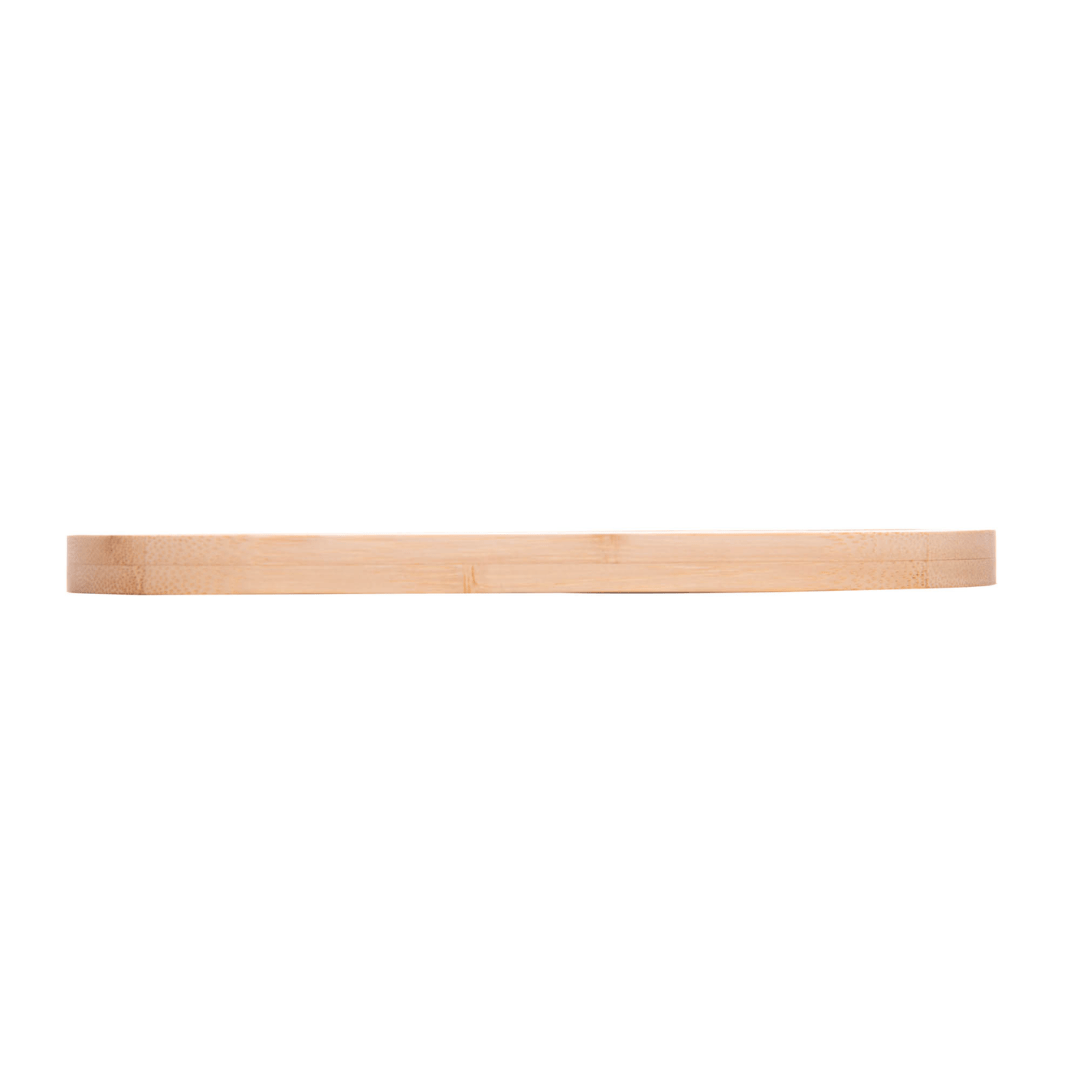 Bandeja Oval de Bambu Nature 24cm - Ela Decora