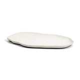 Bandeja Oval em Cerâmica Branca 30cm Mart 17558 - Ela Decora