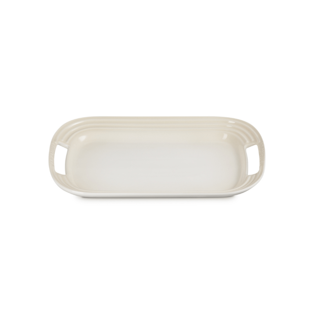 Bandeja para Servir Meringue 36cm Le Creuset - Ela Decora