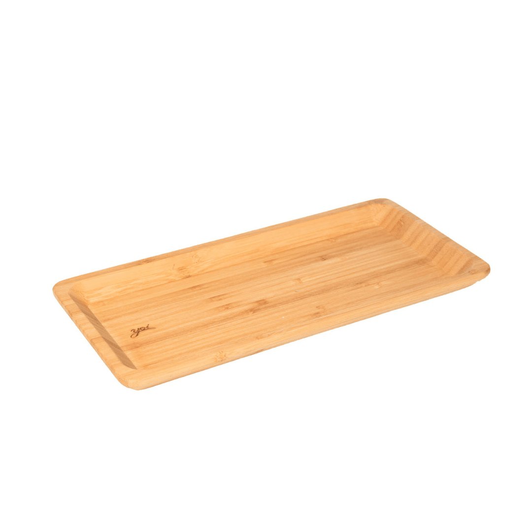 Bandeja Petisqueira Bambu 30cm - Ela Decora