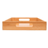 Bandeja Retangular em Bambu 40cm - Ela Decora
