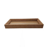 Bandeja Retangular em MDF com Cortiça 28,5cm - Ela Decora