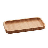 Bandeja Retangular Hire de Bambu 20cm - Ela Decora