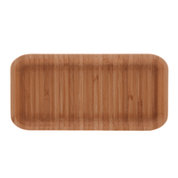Bandeja Retangular Hire de Bambu 20cm - Ela Decora