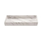 Bandeja Retangular Mármore em Cerâmica 21 x 11 cm - Ela Decora