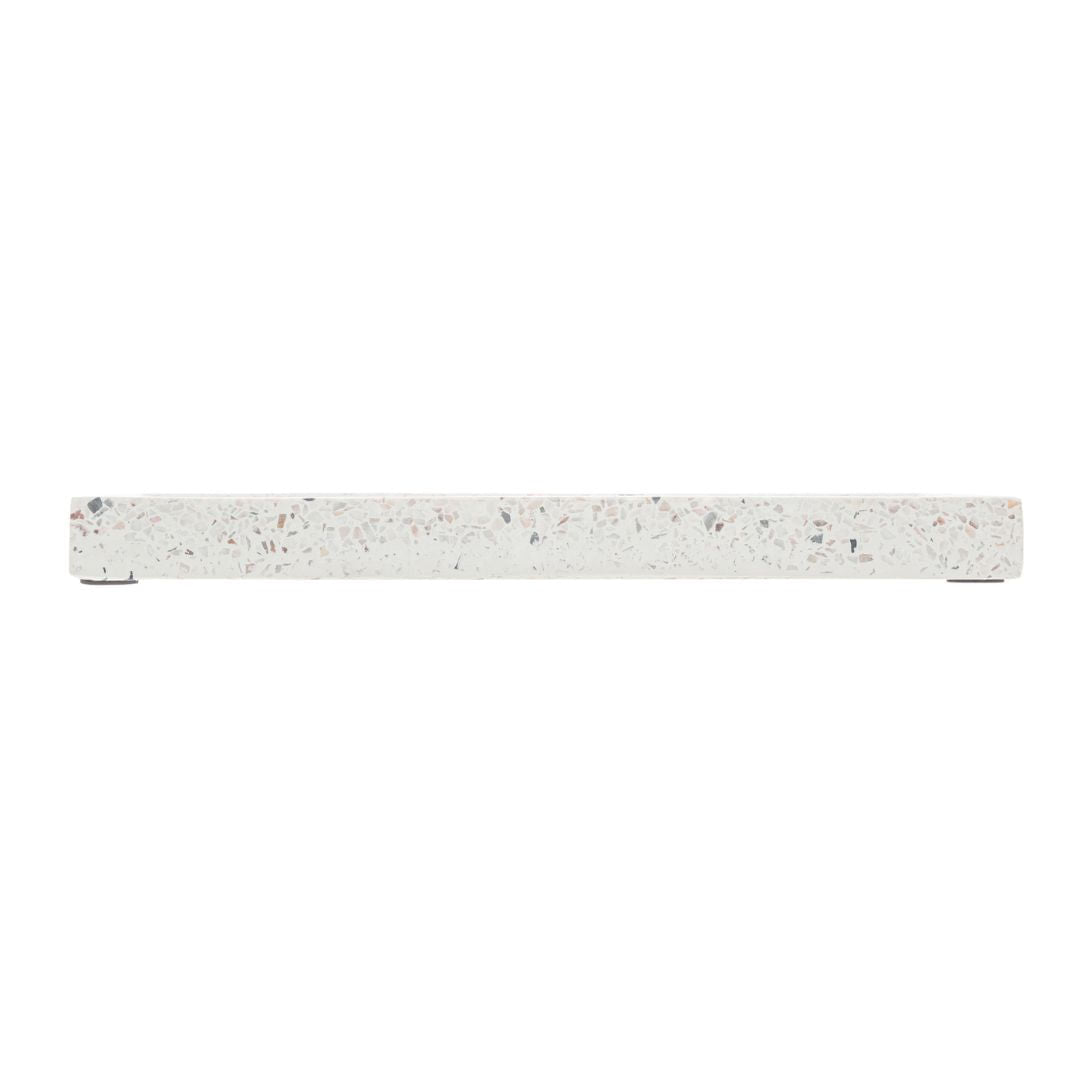 Bandeja Retangular Terrazo de Marmore 25cm - Ela Decora