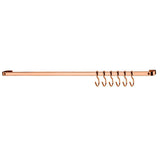Barra De Cozinha 30 Cm Porta Utensílios 6 Ganchos Rose Gold - Ela Decora