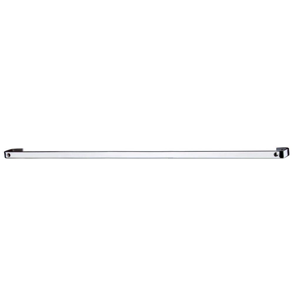 Barra de Piatina 45cm com 6 Ganchos Cromada - Ela Decora