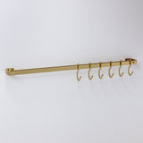 Barra de Piatina 45cm com 6 ganchos Dourada