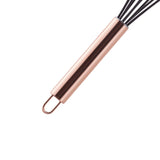 Batedor De Claras Cabo Rose Gold Silicone Chumbo 25 cm - Ela Decora