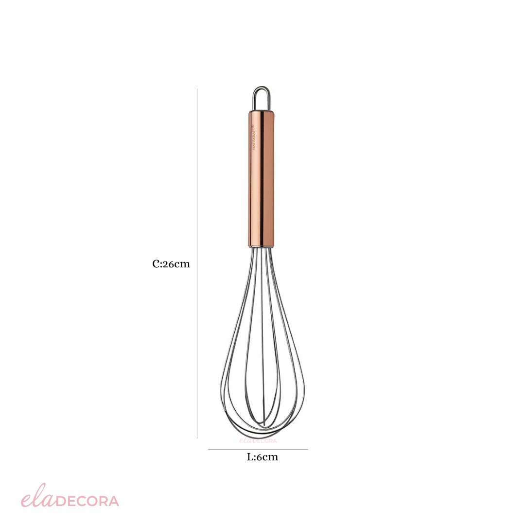 Batedor de Ovos Aço Inox 26cm - Ela Decora