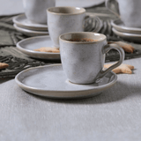 Jogo 6 Xícaras de Café Bio Latte Descentralizado 70ml
