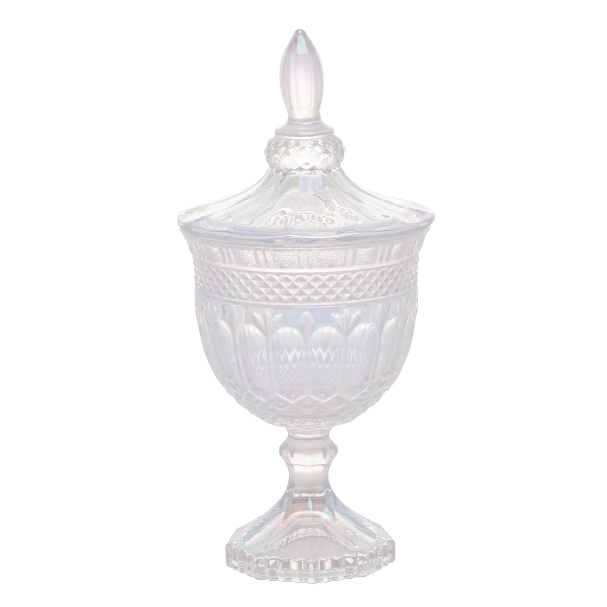 Bomboniere de Cristal De Chumbo Brandon Rainbow 24,5cm - Ela Decora