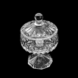 Bomboniere Potiche Louise de Cristal com Pé 18cm - Ela Decora