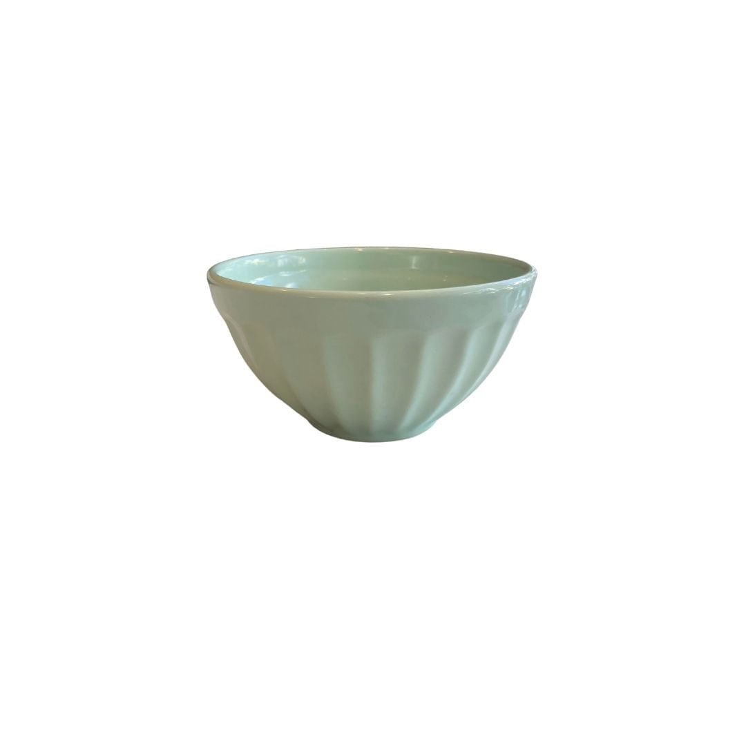 Bowl Cerâmica Esmaltado 830ml 15cm Verde - Ela Decora