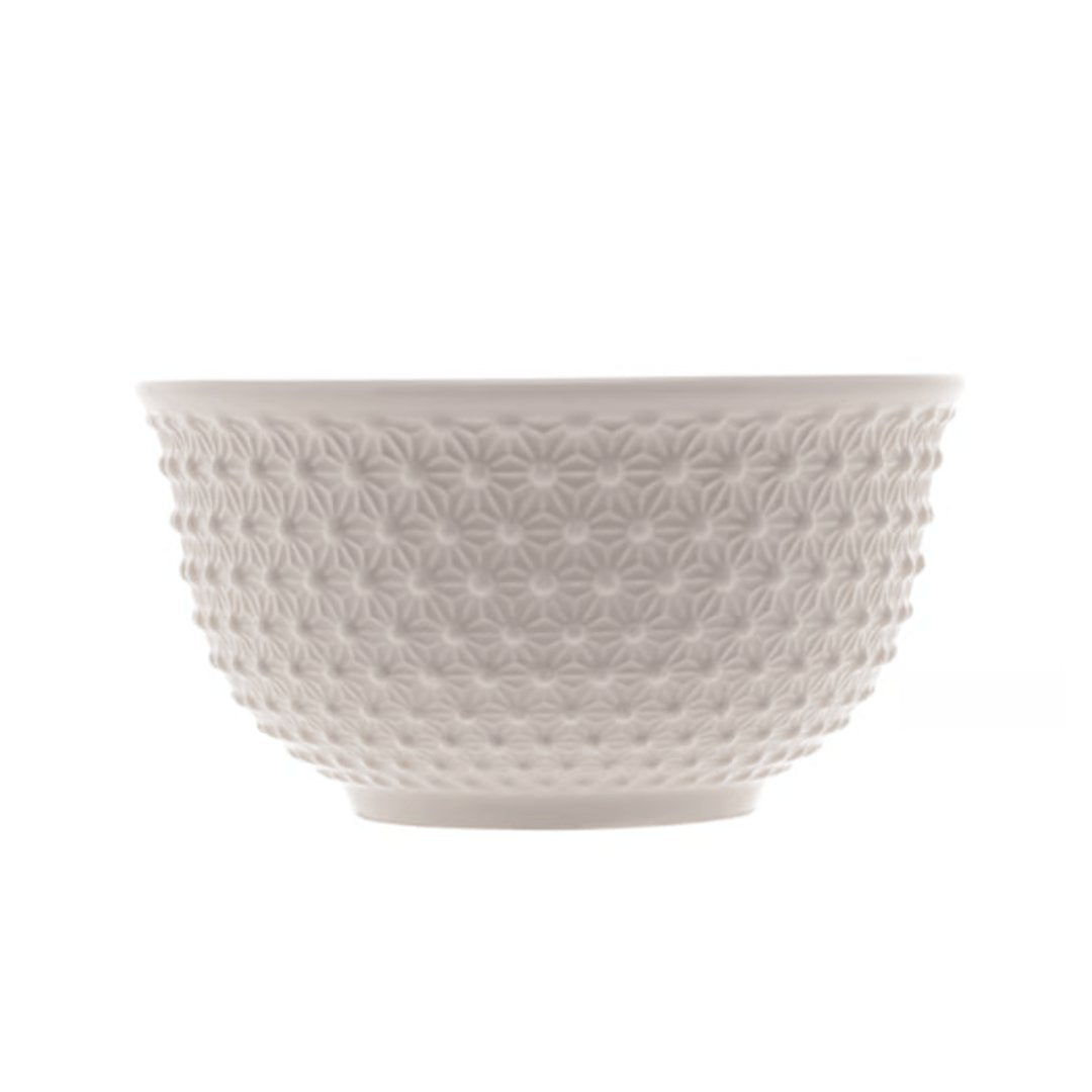Bowl de Porcelana New Bone Branco - 12,5 x 6,5 cm - Ela Decora