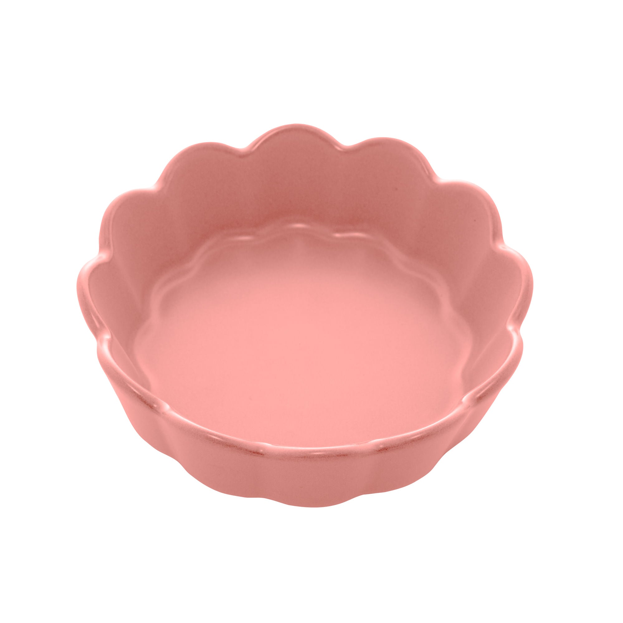 Bowl Flor Porcelana Nordica Rosa Matt - 15 cm - Ela Decora