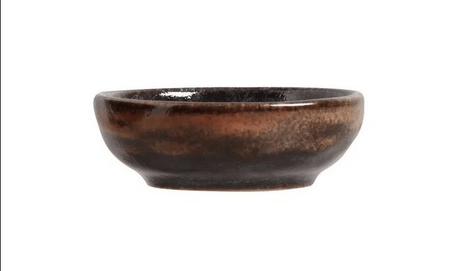Bowl Ramequim Cerâmica Orgânico Titanium 9cm - Ela Decora