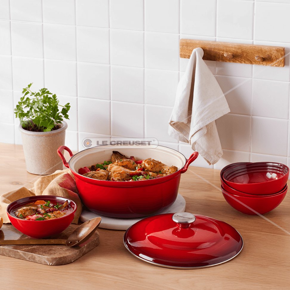 Bowl Redondo Vancouver Vermelho 16cm Le Creuset - Ela Decora