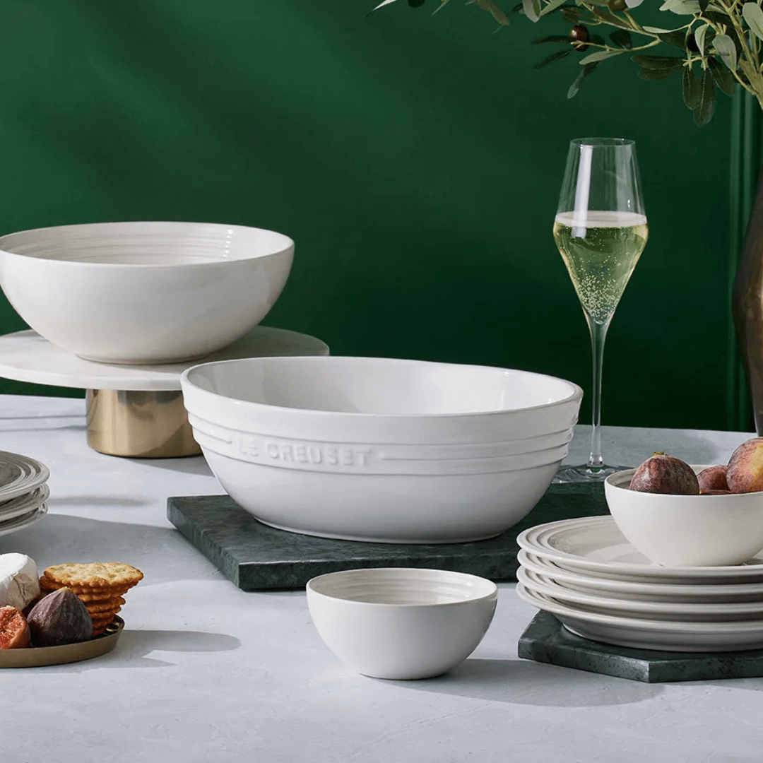 Bowl Cerâmica Oval Branco 29cm Le Creuset