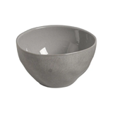 Bowl cerâmica orgânico Bruma cinzento com acabamento texturizado