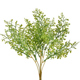 Buque Folhas Flocos Artificiais Verde para Decoração