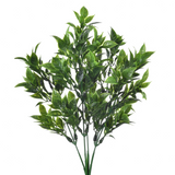 Buque 5 Folhas Verde para Decoração