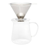 Cafeteira de Vidro Borossilicato com Filtro em Aço Inox 750ml - Ela Decora
