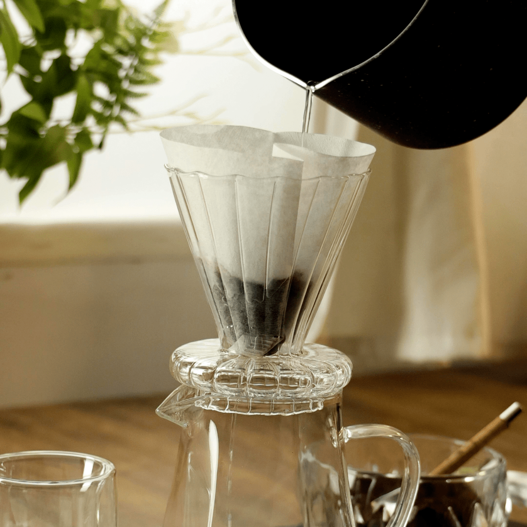 Cafeteira e Filtro de Vidro Borossilicato 500ml - Ela Decora