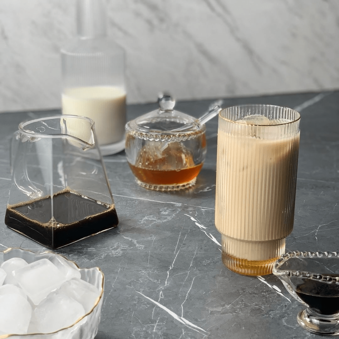 Cafeteira e Filtro de Vidro Borossilicato 500ml - Ela Decora